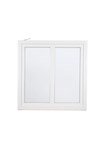 Kääntökippi-ikkuna PVC 2-aukkoinen Valkoinen