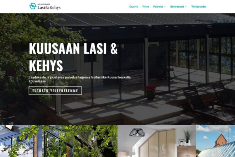 Kuusaan Lasi ja Kehys