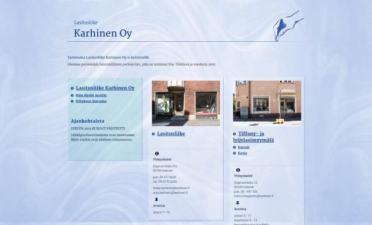 Lasitusliike Karhinen Oy