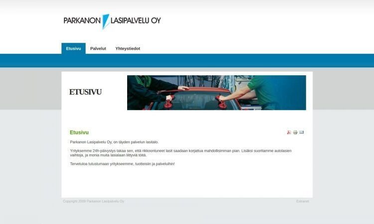 Parkanon Lasipalvelu Oy